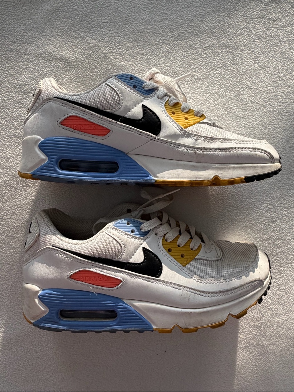 Nike Women’s Air Max Sneakers in White, Black, Blue, Yellow, Coral